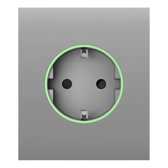 AJAX SYSTEMS Ajax CenterCover (smart) előlap Outlet (type F) intelligens aljzathoz, köd